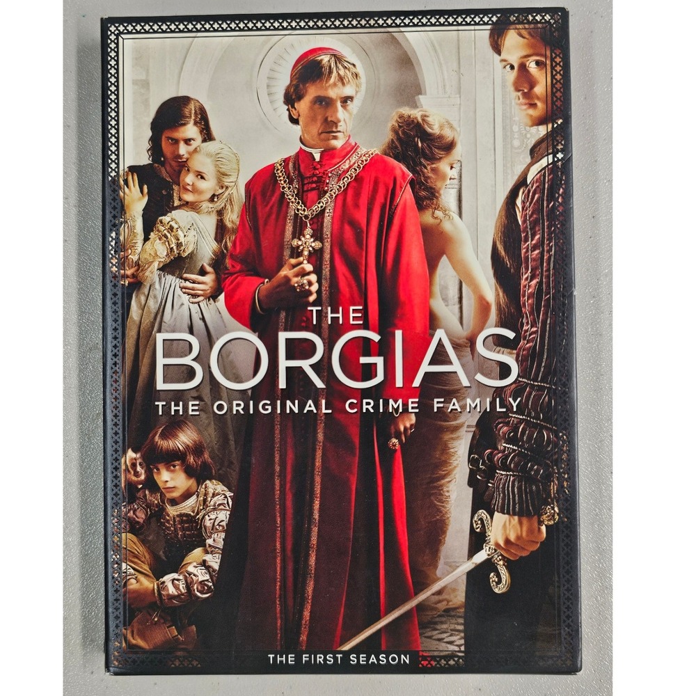 The Borgias The First Season DVD 3-Disc Set Jeremy Irons Showtime Drama 2011